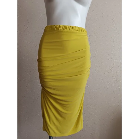 Express yellow skirt hotsell